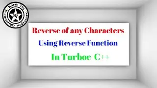# How to Make Reverse of String Character in C/C++ Programming Language...
