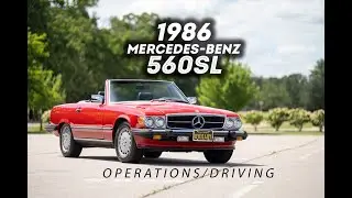 1986 Mercedes-Benz 560SL - Operations / Driving VIdeo
