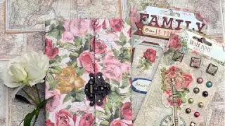 Family Heirlooms Mini Album by Denise van Deventer with BoBunny