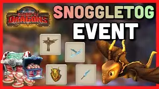 SNOGGLETOG CHRISTMAS EVENT 2021! | New Dragon + Rewards - School of Dragons (SoD) Gameplay