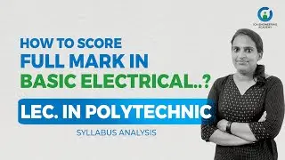 Basic electrical engineering | Syllabus analysis | how to score full mark.? #lecturer_in_polytechnic