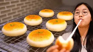 3-Ingredient Potato Cheese Pancake 🥔 (The VIRAL Korean POTATO snack!)