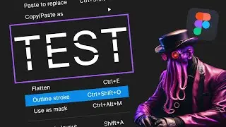 How to transform text to vector in Figma