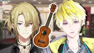 Sonny learned how to play ukulele from Luca (offcollab)