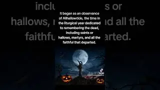 What is Halloween? #fact #facts #funfacts #halloween #boo #saints #scary #horrorstories #prank