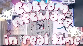 ° 𐐪𐑂 ♡ making a custom vampire necklace in real time ♡ 𐐪𐑂 °