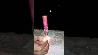 sky shoot testing diwali crackers 🥰😊 #crackers #experiment #shorts