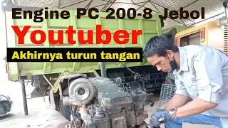 Overhaull Mesin excavator PC 200-8 / mesin jebol