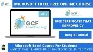 FREE Certification Courses | Advance Microsoft Excel | Free Course with Free Certificate | Student