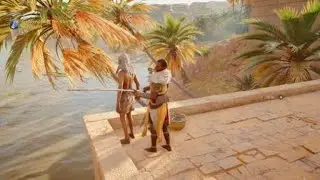 Assassin's Creed Origins - Fishing with Bayek