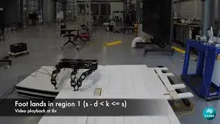 Probe-before-step walking strategy for multi-legged robots on terrain with risk of collapse