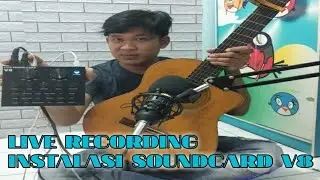 Cara recording dengan soundcard v8 dan mic Bm800