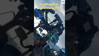 Summer Fest in Germany | Furhlings Festival Germany 2024 | Crazy Rides | Life in Germany 🇩🇪 🌼