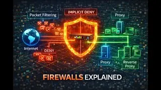 Firewalls Explained | Implicit Deny, Packet Filtering, Proxy & Reverse Proxy Servers