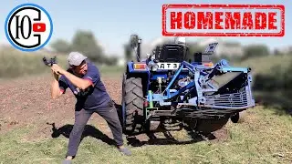 Хотел сдать ее на МЕТАЛЛОМ...но решил еще помучиться!!! ГРОХОТНАЯ картофелекопалка...