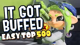 EASY TOP 500 with the BUFFED CLASH BLASTER in SPLATOON 3 (X Rank)