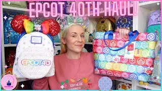 Walt Disney World Epcot 40th Anniversary Haul Loungefly Pin Ears Spirit Jersey Harveys Bag Unboxing