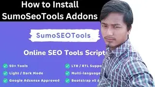 How to Install SumoSeoTools Addons | Online SEO Tools Script
