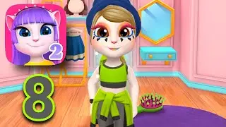 My Talking Angela 2 Rainbow Makeup Android Gameplay Episode 8
