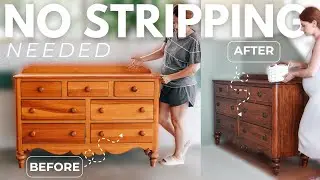 Refinish Furniture Without Stripping!