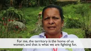 Ninfa Cruz, social leader and woman human rights defender at Cospacc
