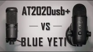 Blue Yeti VS AT2020usb+ Comparison (USB Condenser Microphone Review/Test)