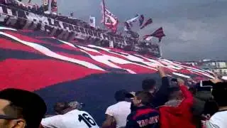 Taranto - Potenza, coreografia Curva Nord