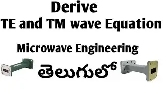 Derive TE and TM wave field equations of rectangular waveguide