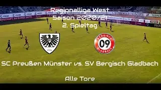 SC Preußen Münster vs SV Bergisch Gladbach | 2. Spieltag Regionalliga West 20/21