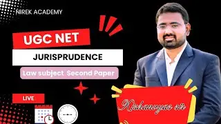 Jurisprudence for ugc net #UGCnetfor law subject