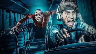 SURVIVING THE NIGHT BUS HORROR GAME | ALL 4 ENDINGS