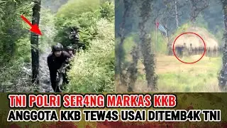 DIKIRA TEMANNYA KKB, DIAM-DIAM TNI POLRI SER4NG MARKAS KKB