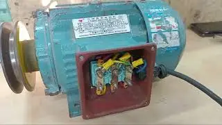 থ্রী ফেজ মোটর সিঙ্গেল ফেজে সংযোগ।