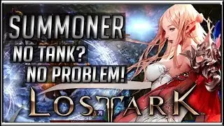 No Tank? No Problem! Lost Ark Summoner Mage Dungeon Gamplay Open Beta English Commentary