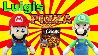 Mario Plush short-LUIGIS PIZZA!