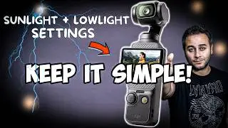 How I get GREAT Video with My DJI Pocket 3  | My Camera Setting