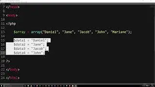 21  Using Arrays in PHP to Store Data   PHP Tutorial   Learn PHP Programming   PHP for Beginners 3