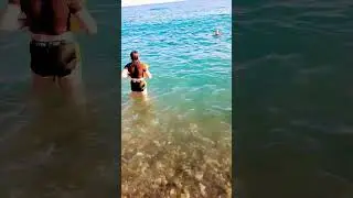 Такое Чистое и Тёплое Море. Адлер Имеретинка.  28 июля 2024