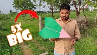 We Made big Paper Airplane | Will It Fly?