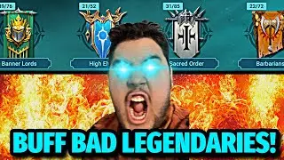 HOW I WOULD BUFF EVERY LEGENDARY CHAMPION IN RAID SHADOW LEGENDS! | PART 1