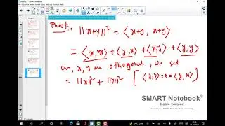 MA412, LECTURE NO 24 (Orthogonal & Orthonormal sets) by Tapas Chatterjee, IIT Ropar