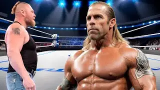 WWE - Brock Lesnar vs Shawn Michaels | Iron Man Match 2025 | WWE Apr 05, 2025
