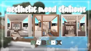 aesthetic & cute mood stations for YOU to use!! | roblox bloxburg