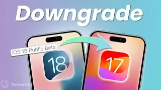 iOS 18 Pubulic Beta Downgrade auf iOS 17 - OHNE Datenverlust | So deinstallieren Sie iOS 18 Beta