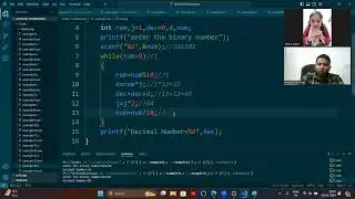 C Programming | While Loop | Binary to Decimal | Demo Videos #cprogramming #coding #logic