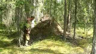 Рыбалка, уха и муравейник. Делаем базовый лагерь.