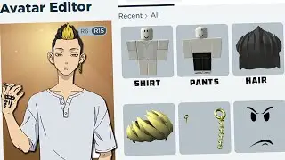 How to make Hanma Shuji Avatar in Roblox | TOKYO REVENGERS Cosplay