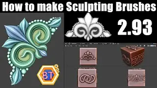 How to make Sculpting Brushes in Blender 2.93