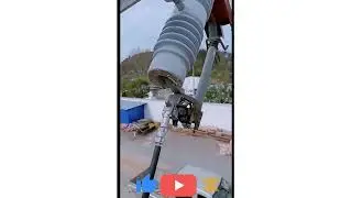 The transformer is connected to a high voltage wire amazing video and satisfactory #shorts