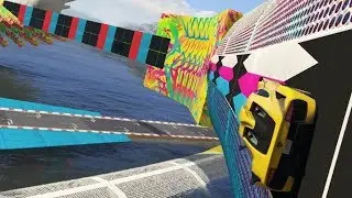 WAT EEN LANDING NA DE STUNT! (GTA V Online Races)